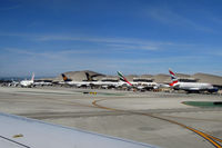 Los Angeles International Airport (LAX) - 5 A380s, 5 different airlines - by Micha Lueck