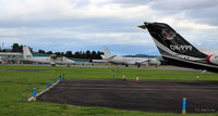 Dundee Airport, Dundee, Scotland United Kingdom (EGPN) - Busy evening apron scene at Dundee EGPN - by Clive Pattle