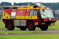 Dundee Airport, Dundee, Scotland United Kingdom (EGPN) - Fire 3 on patrol at Dundee Riverside EGPN - by Clive Pattle