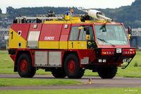 Dundee Airport, Dundee, Scotland United Kingdom (EGPN) - Fire 1 on patrol at Dundee Riverside EGPN - by Clive Pattle