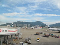 Hong Kong International Airport, Hong Kong Hong Kong (VHHH) - good view of city from terminal - by magnaman