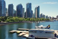 Vancouver Harbour Water Airport (Vancouver Coal Harbour Seaplane Base), Vancouver, British Columbia Canada (CYHC) - Harbour Air activity at Coal Harbour - by metricbolt