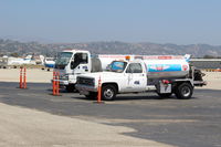 Camarillo Airport (CMA) - Channel Islands Aviation FBO Fuel trucks. Cessna Dealer since 1976 at CMA. - by Doug Robertson