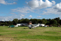Uetersen Airport - View on Uetersen airfield tower and restaurant (left) - by Van Propeller