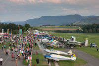 EDST Airport - Hahnweide Airport  (EDST), Kirchheim unter Teck, Germany hosts the Oldtimer Fliegertreffen (fly-in), in September, generally every two years. It is a mecca for the vintage enthusiast and attracts visitors from all over Europe. Mainly a gliding field. - by alanh