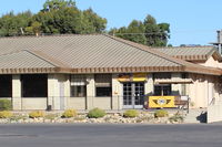 Santa Paula Airport (SZP) - Flight 126 Restaurant on site of former Logsdon's Restaurant at Santa Paula Airport. Eat inside or outside-shaded patio. Closeup of about 1/4th of the restaurant with direct airport access & views. - by Doug Robertson