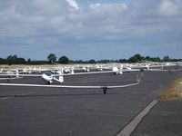 X3TB Airport - Launch grid of a glider Competition at Tibenham - by Keith Sowter