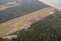 Masset Airport, Masset, British Columbia Canada (CZMT) - View NW flying over airport. - by Remi Farvacque