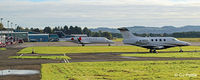 Dundee Airport, Dundee, Scotland United Kingdom (EGPN) - Dundee apron early morning - by Clive Pattle