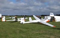 X3TB Airport - Gliders being assembled at Tibenham - by Keith Sowter