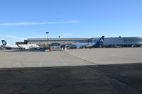 Boise Air Terminal/gowen Fld Airport (BOI) - Alaska's C Concourse ramp. - by Gerald Howard