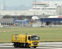 George Best Belfast City Airport, Belfast, Northern Ireland United Kingdom (EGAC) - DAF Scarab runway sweeper. - by Albert Bridge