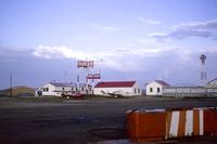 Rawlins Muni/harvey Field Airport (RWL) - dad on a cross country trip in his Ryan PT-22. 1964 - by Clayton Eddy
