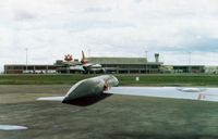 Great Falls International Airport (GTF) - New GTF Terminal in 1975. - by Jim Hellinger