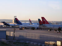 Boise Air Terminal/gowen Fld Airport (BOI) - North side of the B Concourse just before rush hour. - by Gerald Howard