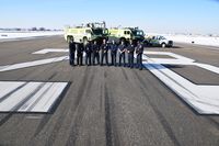 Boise Air Terminal/gowen Fld Airport (BOI) - Men & equipment of BOI ARFF unit. - by Gerald Howard