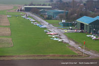 X4NC Airport - Brass Monkey fly in, North Coates - by Chris Hall