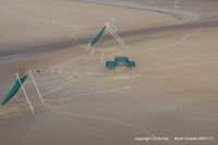 X4DN Airport - Targets on the beach at RAF Donna Nook Air Weapons Range - by Chris Hall