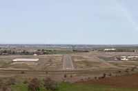 Oroville Municipal Airport (OVE) - On final into Oroville Municipal Airport with waters from the nearby Lake surrounding the airport after the dam incident. - by Chris Leipelt