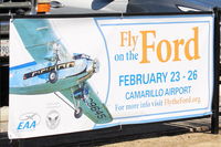 Camarillo Airport (CMA) - Advertisement for the EAA Ford TRI-Motor visit to CMA giving fee-based aircraft rides on dates shown in its Western Tour. - by Doug Robertson