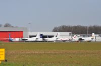 Maastricht Aachen Airport - Overview of Maastricht Aachen Airport (NL) with some of  the stored Fokker, ATR, DHC and Canadair aircraft. - by FerryPNL