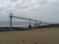 Arrecife Airport (Lanzarote Airport) - Approach lights to 03 for GCRR Lanzarote - by Simon Griffiths