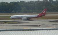 Singapore Changi Airport, Changi Singapore (WSSS) - Shanghai Airlines arrival at Changi Airport - by Bob Simmermon