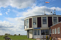 X5SB Airport - View of the Yorkshire Gliding Clubroom and Control Tower at X5SB Sutton Bank - by Clive Pattle