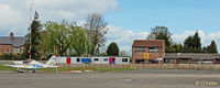 Sherburn-in-Elmet Airfield Airport, Sherburn-in-Elmet, England United Kingdom (EGCJ) - Main apron and Club buildings at EGCJ - by Clive Pattle