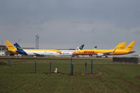 Leipzig/Halle Airport - Apron 1 west is normally unusual for freighters on LEJ - by Holger Zengler