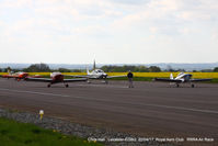 Leicester Airport, Leicester, England United Kingdom (EGBG) - on the start line for the Royal Aero Club 3R's air race at Leicester - by Chris Hall