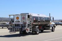 Camarillo Airport (CMA) - AIR7 Fuel Truck, SHELL AVIATION 130 80 JET-A, busy with refueling arrivals-some from East Coast at AOPA-FLY-IN. - by Doug Robertson