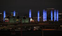 Los Angeles International Airport (LAX) - LAX at night - by Florida Metal