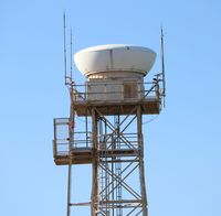 Los Angeles International Airport (LAX) - old school radar tower said to be back from WWII era - by Florida Metal