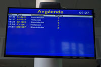 Vaasa Airport - Five departures this Sunday ... - by Tomas Milosch