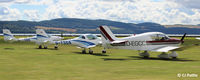 Dundee Airport, Dundee, Scotland United Kingdom (EGPN) - GA aircraft park at Dundee - by Clive Pattle