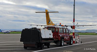 Dundee Airport, Dundee, Scotland United Kingdom (EGPN) - Dundee - apron operations - by Clive Pattle