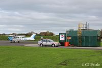 Dunkeswell Aerodrome Airport, Honiton, England United Kingdom (EGTU) - Refuelling point at Dunkeswell - by Clive Pattle