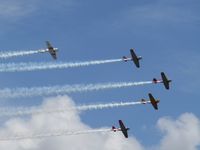 Ardmore Airport - local harvards out for show - by magnaman