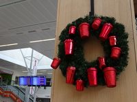 Bordeaux Airport, Merignac Airport France (LFBD) - Christmas celebration - by JC Ravon - FRENCHSKY