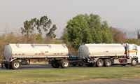 Santa Paula Airport (SZP) - Jet-A fuelers serving the Thomas Fire FireBombers at the SZP FireBase - by Doug Robertson