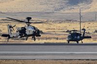 Boise Air Terminal/gowen Fld Airport (BOI) - AH-64 and UH-60L from the 1-183rd AVN BN, Idaho Army National Guard.
 - by Gerald Howard