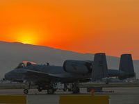 Boise Air Terminal/gowen Fld Airport (BOI) - Dawn over the Idaho ANG ramp. Smoke from the fires made every sun rise and sun set beautiful. - by Gerald Howard