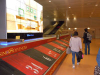 Marco Polo International Airport (Marco Polo Venice Airport) - The luggage carousel in CASINO colors. - by Roberto