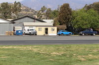 Santa Paula Airport (SZP) - Temporary Pre-Fab SZP Airport Office-The Jail, while wood framed old airport office is being rehabilitated just behind it. - by Doug Robertson