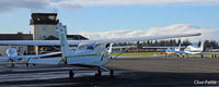 Perth Airport (Scotland) - Apron scene at EGPT - by Clive Pattle