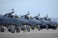 Boise Air Terminal/gowen Fld Airport (BOI) - A-10C under going pre flight checks. 190th Fighter Sq., 124th Fighter Wing, Idaho ANG. - by Gerald Howard