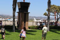 Camarillo Airport (CMA) - Another view of CMA's Public View Park with miniature Control Tower with live pilot and ATC two-way audio also with rotating beacon and Wind Sock. - by Doug Robertson