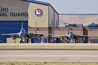 Boise Air Terminal/gowen Fld Airport (BOI) - F-15C fighters from the 122nd Fighter Sq. Bayou Militia,159th FW, NAS JRB New Orleans, Louisiana ANG. - by Gerald Howard
