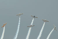 Aalborg Airport - Display of the RVators Formation Team using Van's homebuilt aircraft types during Aalborg Air Show 2018 - by Van Propeller